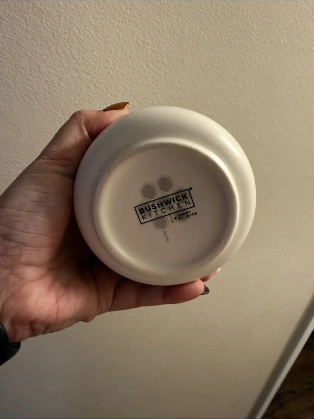 Matte White Ceramic Honey Pot with Lid and Wooden Dipper